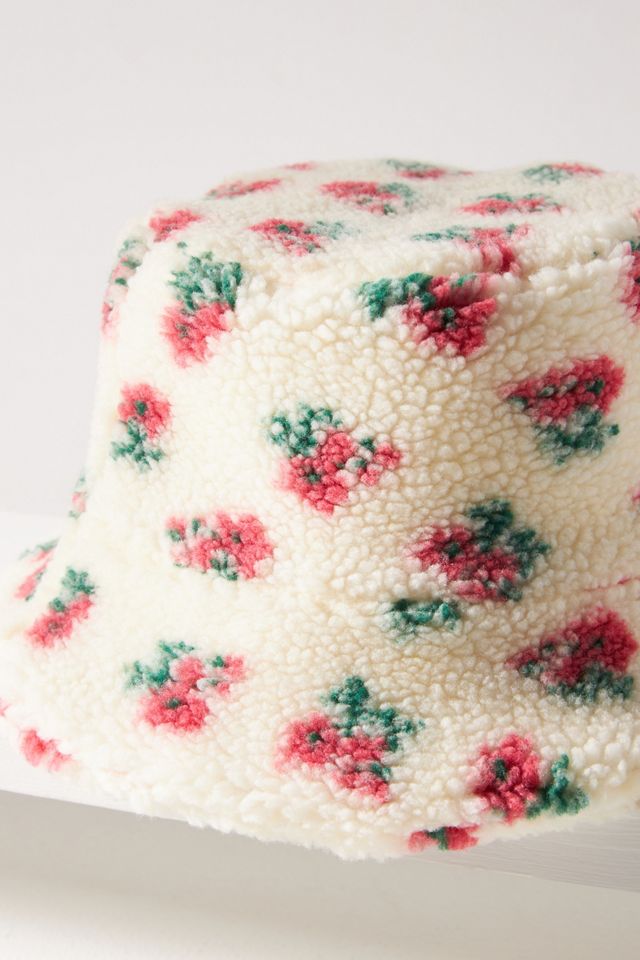 Sombrero Cubo Sherpa Floral By Anthropologie #3