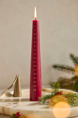 Terrain Cone Advent Candle In Red