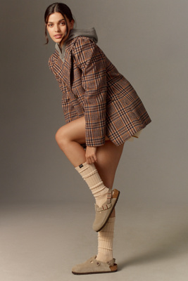 Lechery Scrunch Socks In White