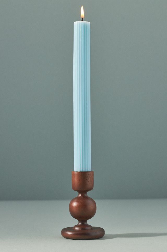 Astrid Wood Candlestick Holder #1