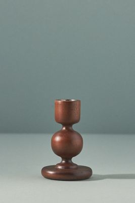 Astrid Wood Candlestick Holder
