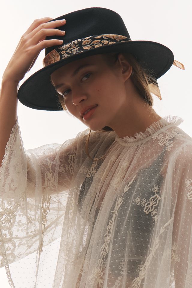 Scarf-Trimmed Rancher Hat | Anthropologie UK