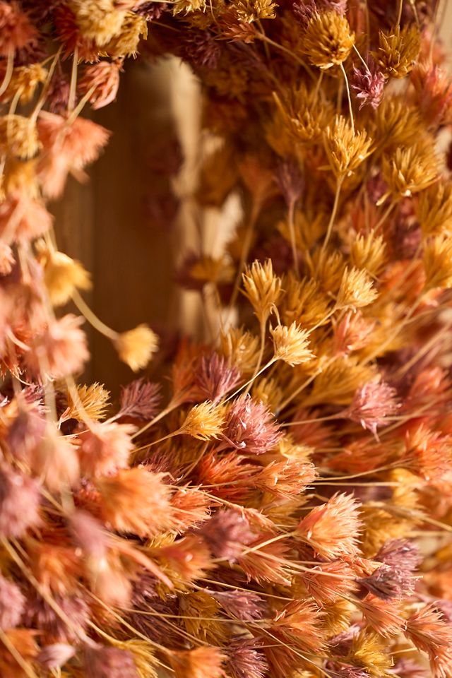 Dried Weeping Bamboo Wreath #1