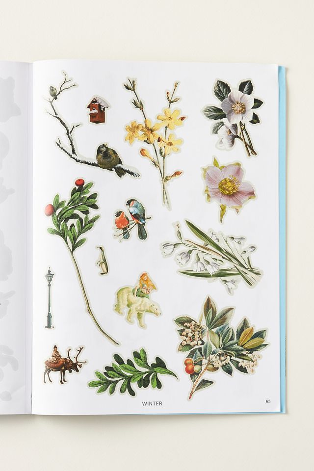 Four Seasons: Create Four Elegant Collages Softcover Collage Craft Book #2
