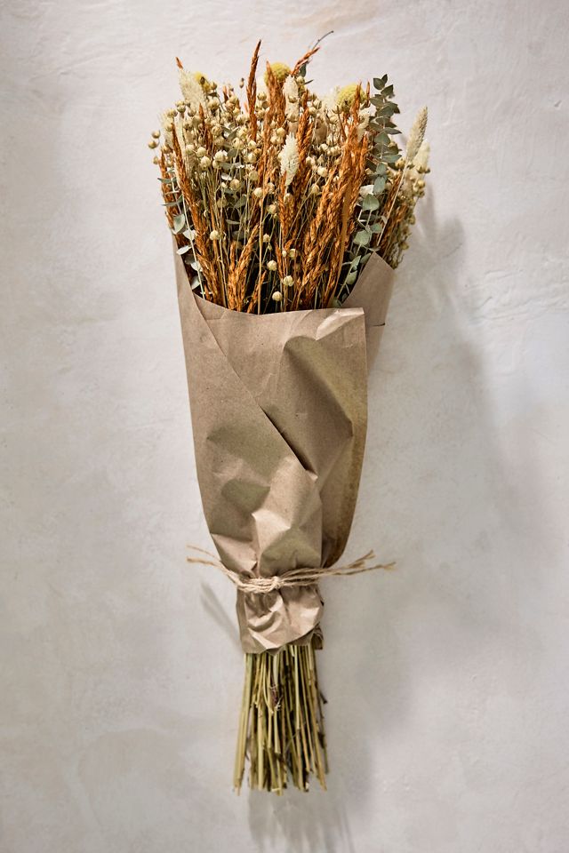Dried Colorful Craspedia Bouquet #2