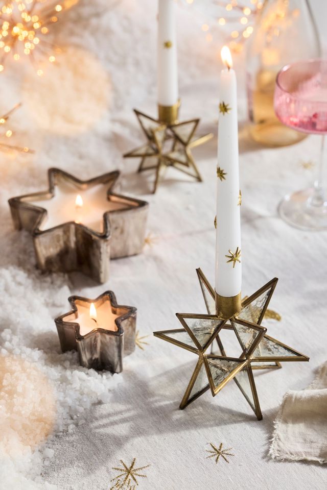 Gold Confetti Taper Candles, Set of 2 #5