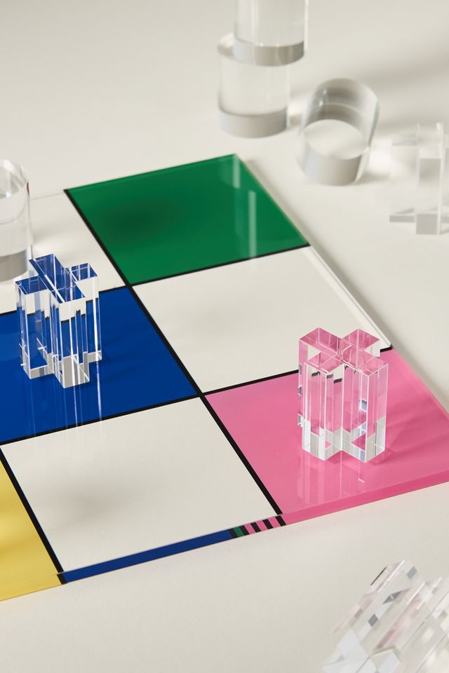 Lucite Tic Tac Toe Board Game  #1