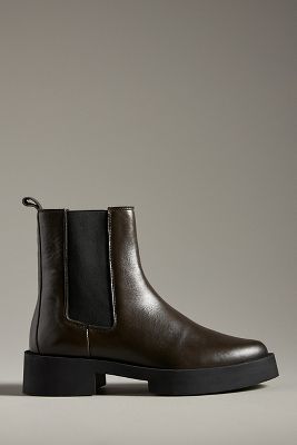 By Anthropologie Chelsea Ankle Boots In Green