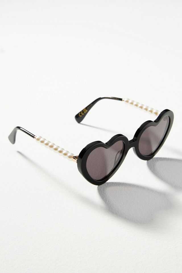 Lele Sadoughi Pearl Sweetheart Sunglasses #1