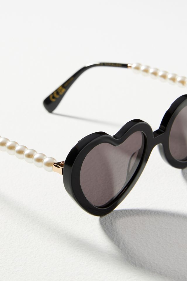 Lele Sadoughi Pearl Sweetheart Sunglasses #2