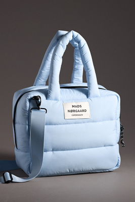 Mads Nørgaard Recycle Boxy Bag In Blue