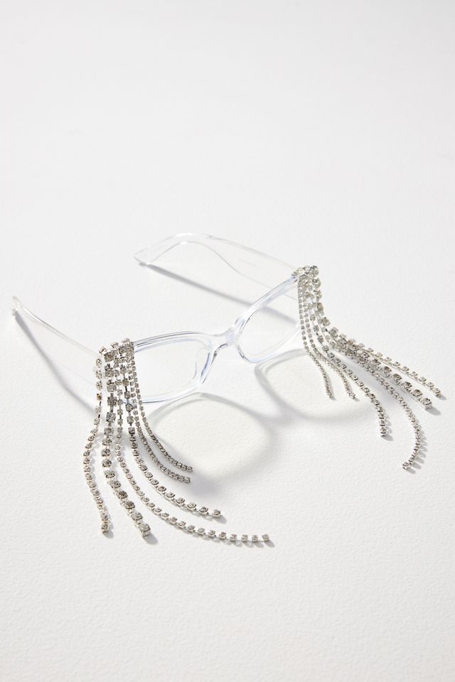 Rhinestone Dangle Readers #2