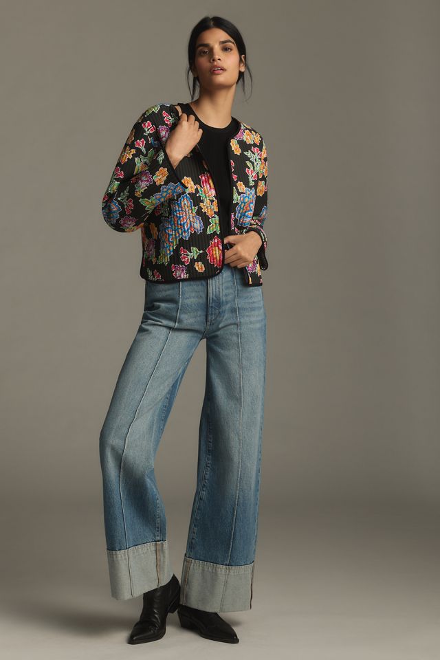 Von Anthropologie Gesteppte Wendejacke #1