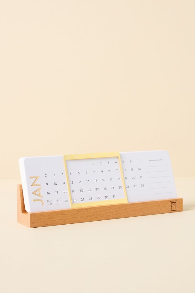 Fine Moments Desktop Perpetual Calendar | AnthroLiving