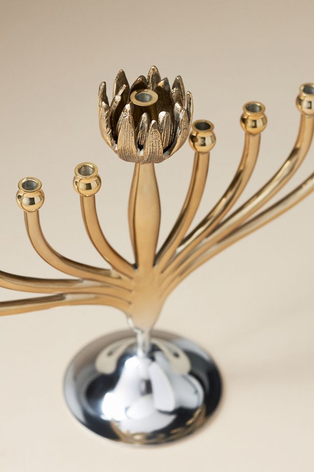 The Met x Anthropologie Floral Menorah #1