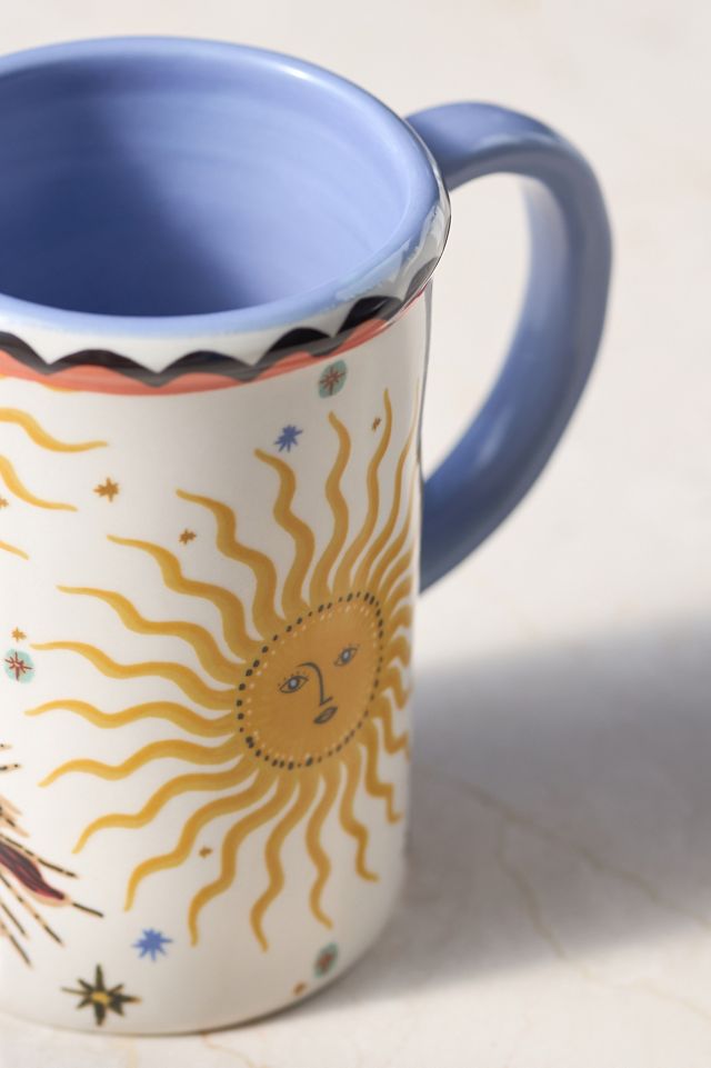 Handpainted Fortune Stoneware Mug #1