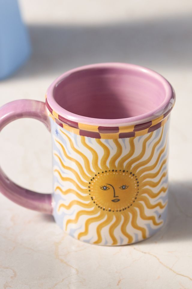 Handpainted Fortune Stoneware Espresso Cup #1