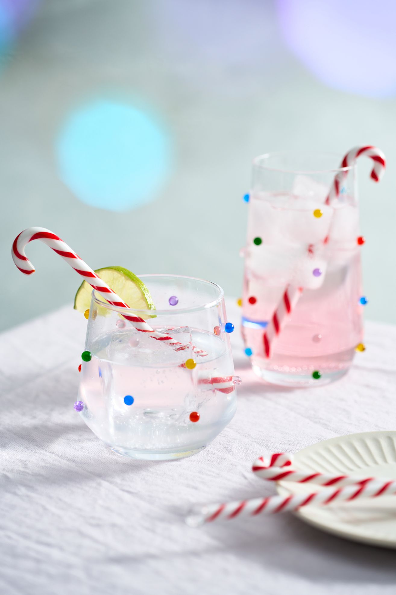 Confetti Double Old Fashioned Glasses, Set of 2 - Multi, One Size