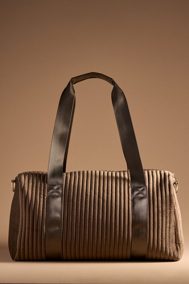Ribbed Velvet Duffel Bag #1