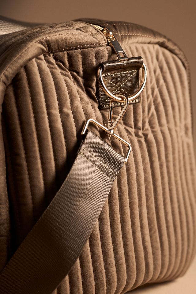 Ribbed Velvet Duffel Bag #2