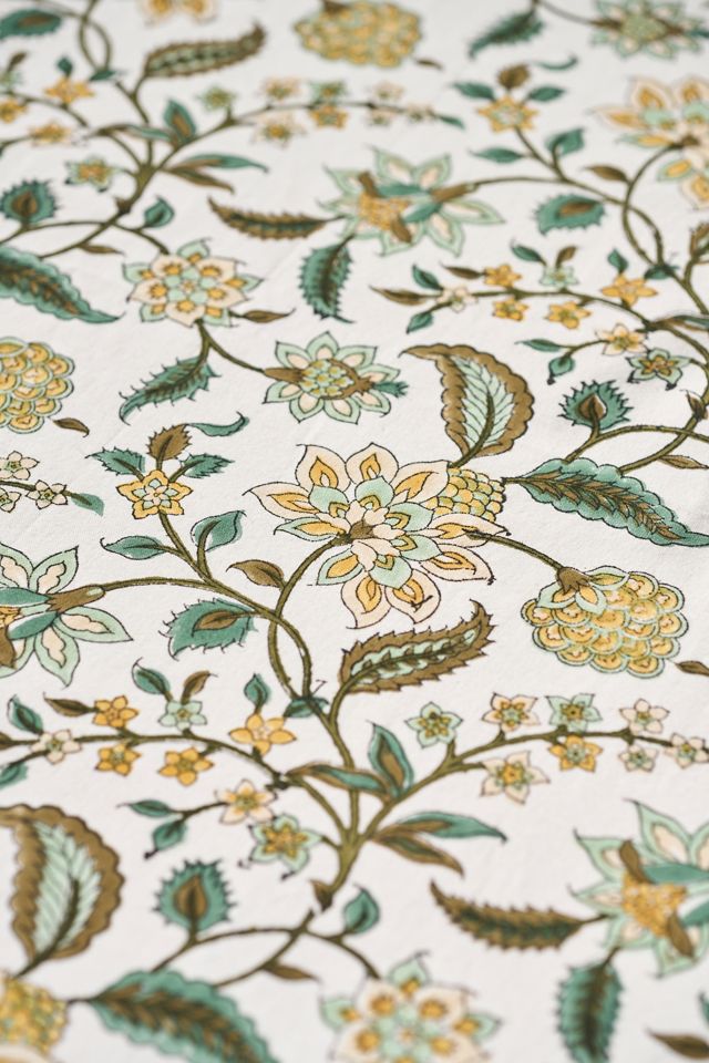 Divya Cotton Tablecloth, Ivy #1