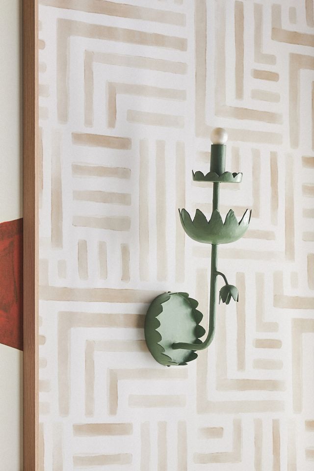 Stray Dog Designs x Anthropologie Double Posy Sconce #1