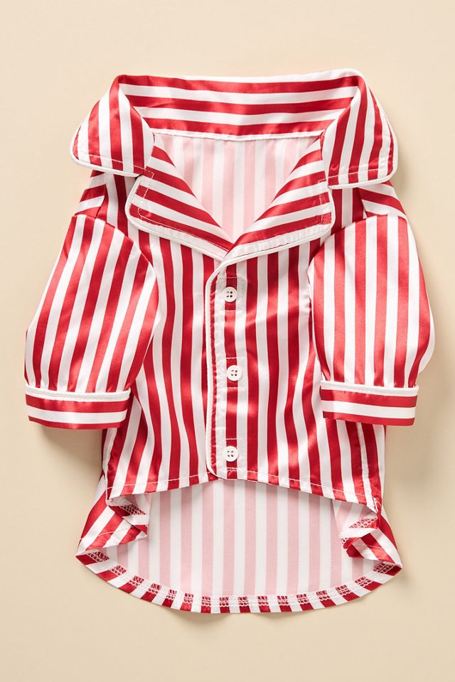 Anthropologie Striped Dog Pajamas #1