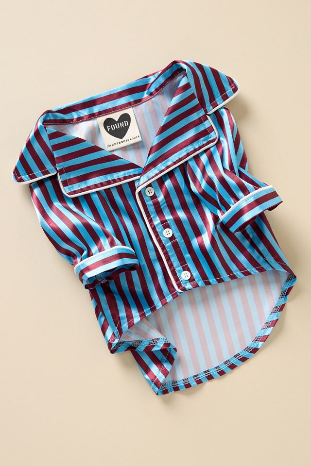 Anthropologie Striped Dog Pajamas