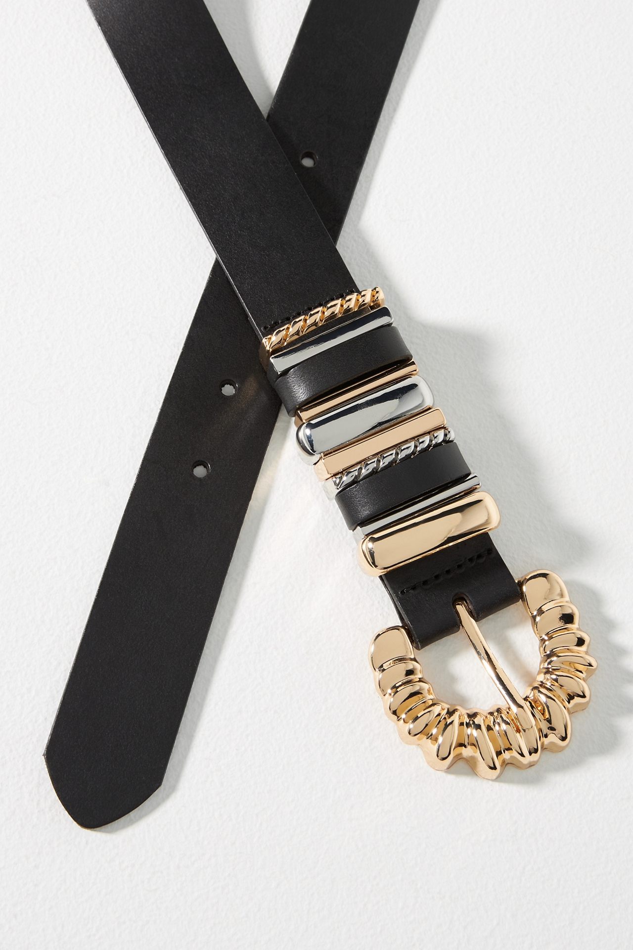 Mixed Metal Keeper Belt