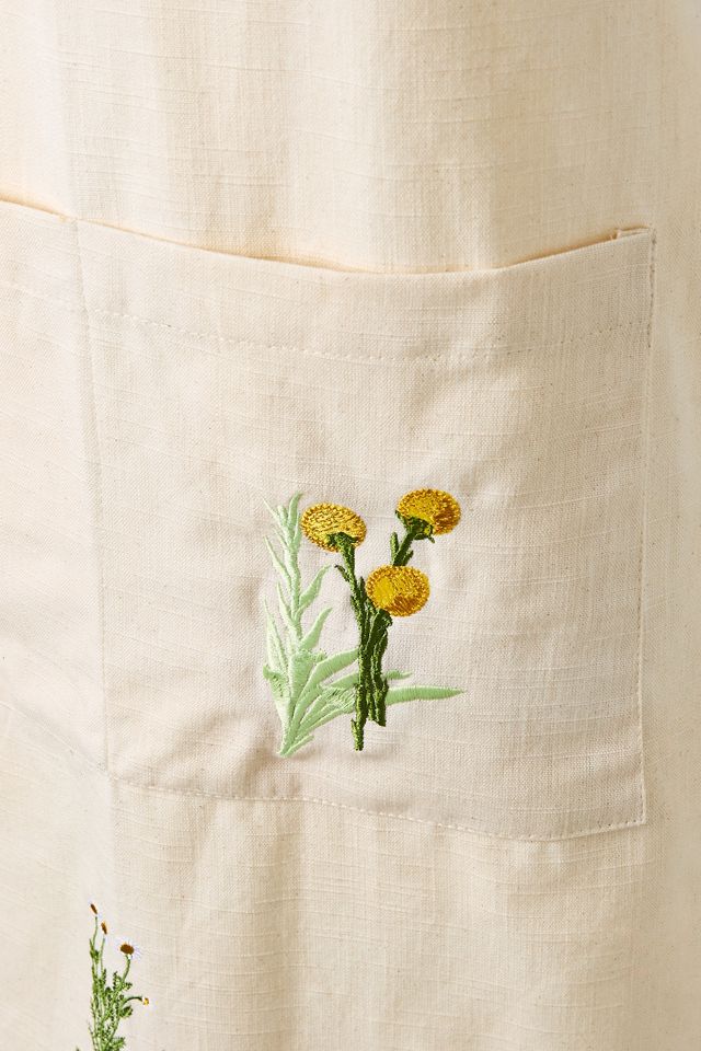 Galley & Fen Botanical Embroidered Apron #1