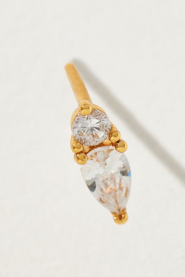 Mini Crystal Post Earrings #1