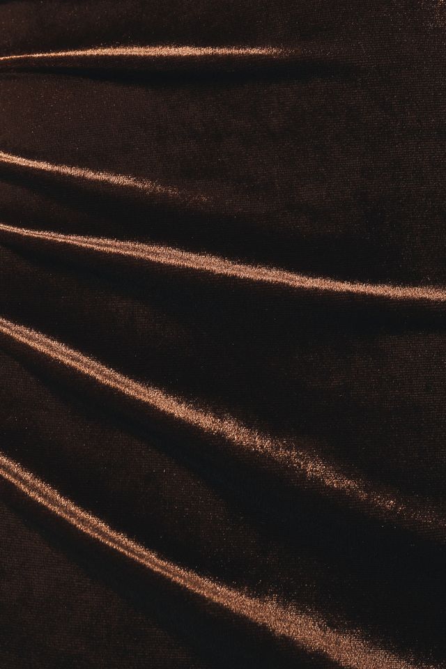 BHLDN Holly Halter Stretch Velvet Midi Dress #4