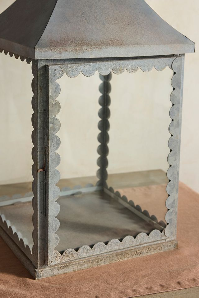 Scalloped Iron Lantern #1