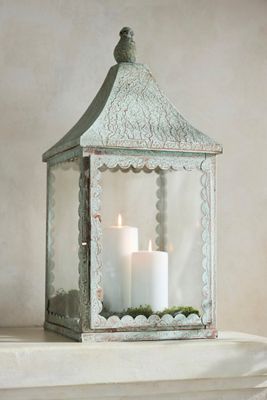 Scalloped Iron Lantern
