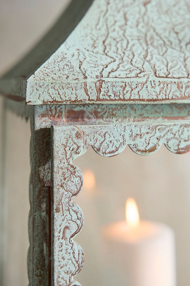 Scalloped Iron Lantern #1
