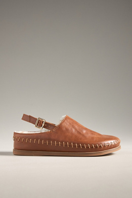 (取寄) ケルシダガー レディース フレディ フェイク-ファー クロッグス Kelsi Dagger women Freddy Faux-Fur Clogs (For Women)  Cognac 93765022_026_b
