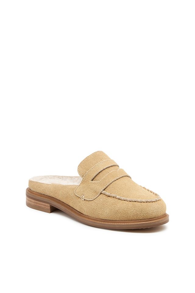 Kelsi Dagger Brooklyn Faux-Fur Lock Loafer Mules #2