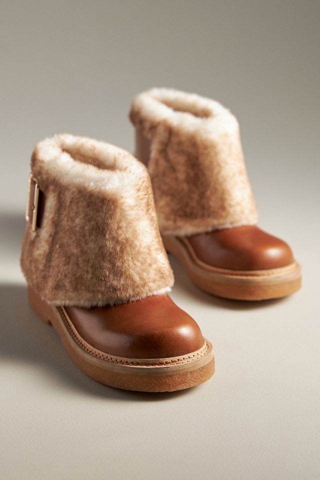 Kelsi Dagger Brooklyn Calvin Faux-Fur Cuffed Boots #1