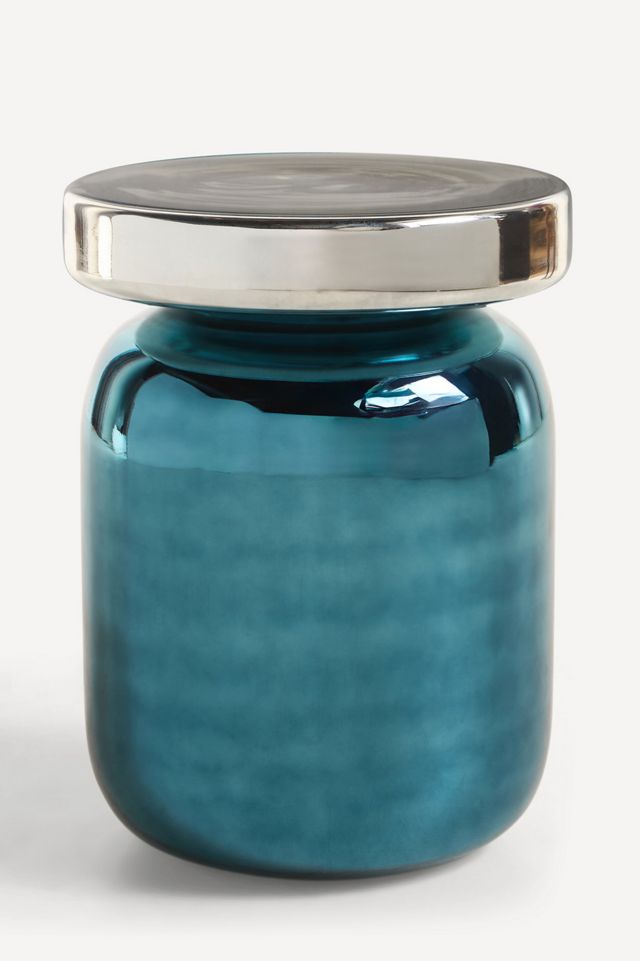 Noelle Glass Round Side Table #1
