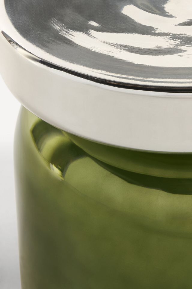 Noelle Glass Round Side Table