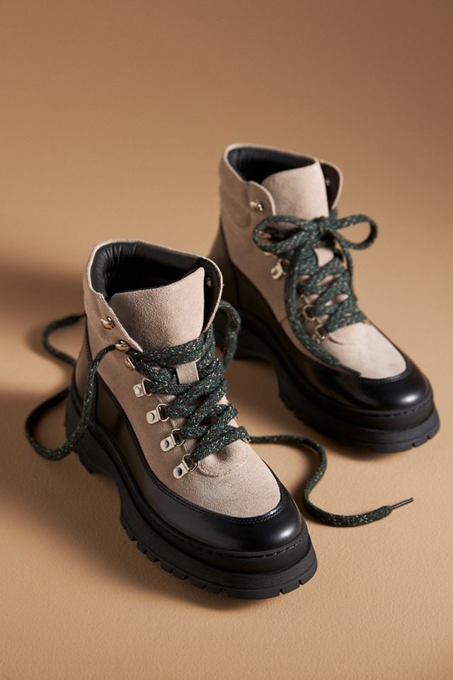 By Anthropologie Chunky-Lace Hiker Boots #2