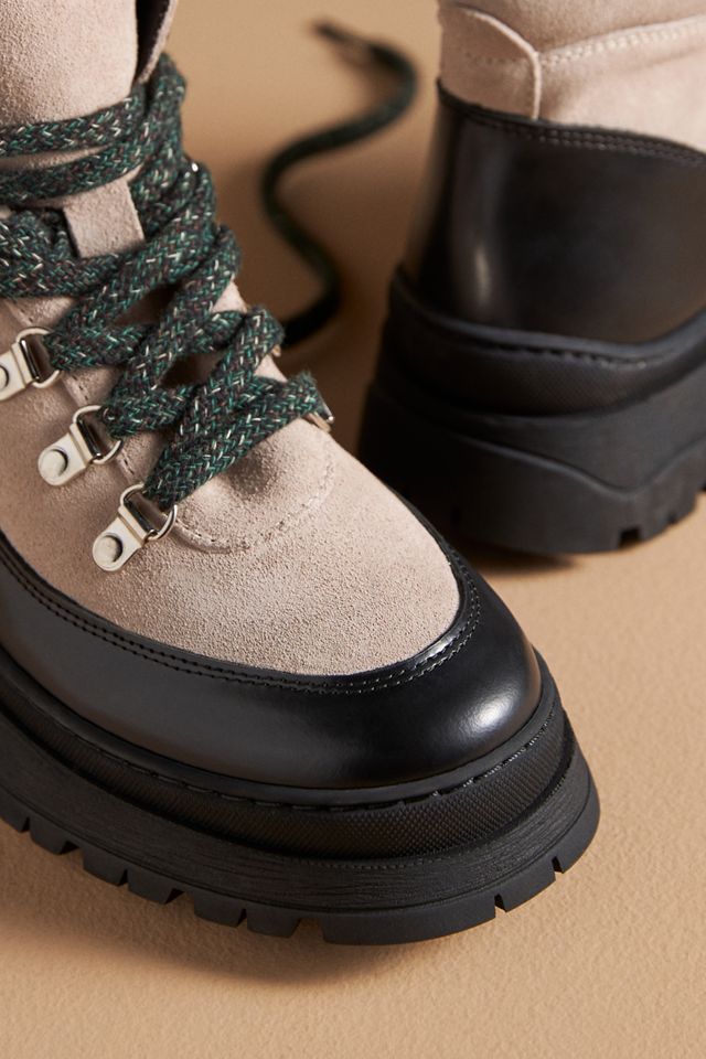By Anthropologie Chunky-Lace Hiker Boots #3