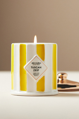 Mise En Place By Anthropologie Mise En Place Fruity Tuscan Zest Ceramic Candle
