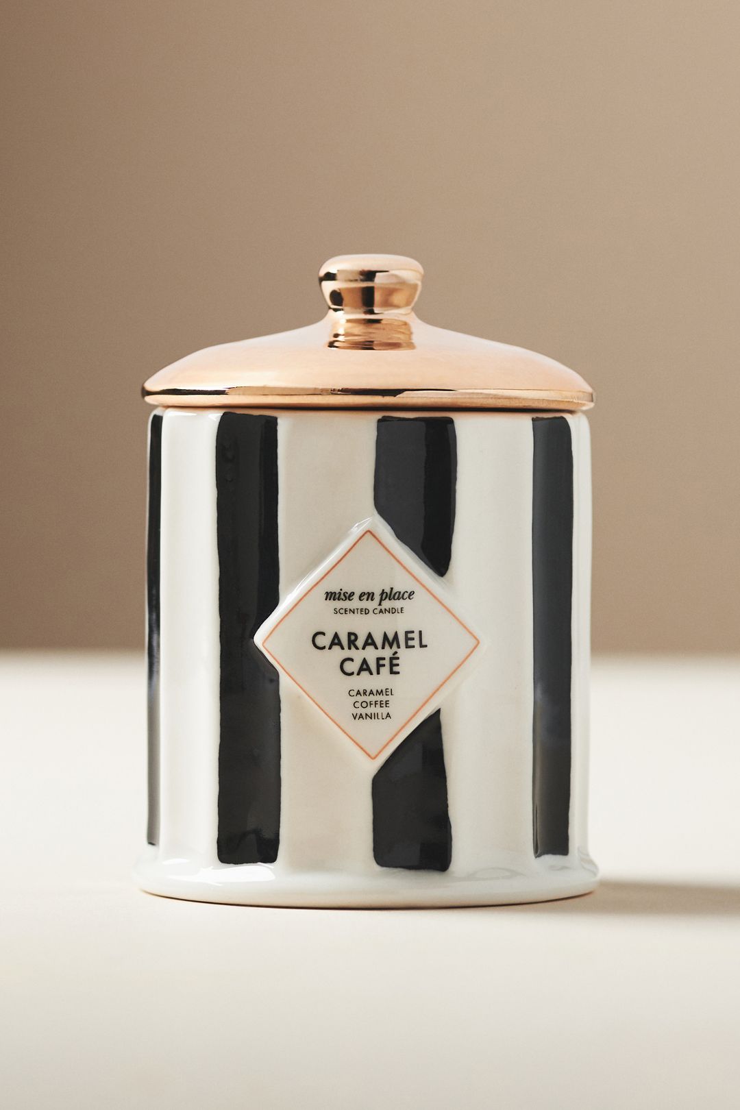 mise en place Gourmand Caramel Café Ceramic Candle - Caramel Café, S