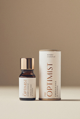 Anthropologie The Optimist Fresh Emerald Sage & Citrine Fragrance Oil