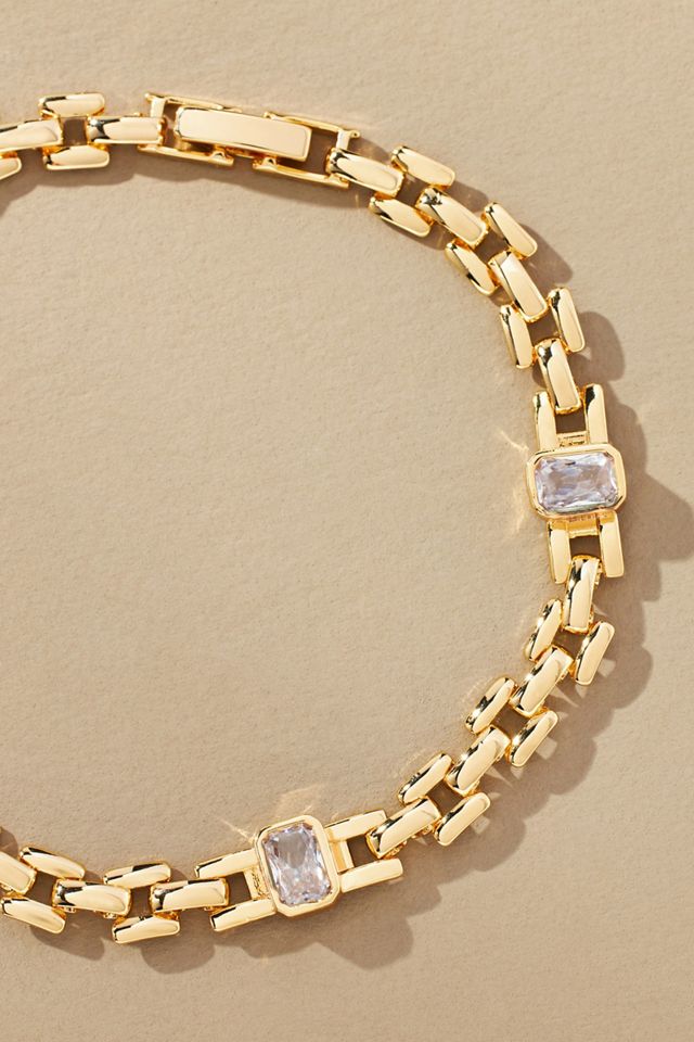 Spaced Crystal Bracelet #1