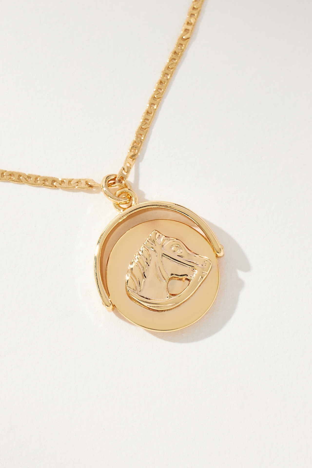 Coin Locket Necklace