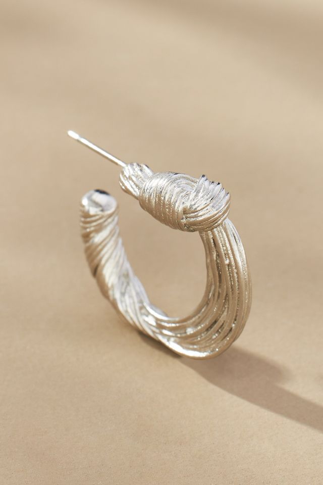 Knotted Hoop Earrings #1
