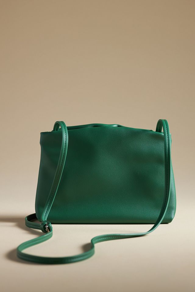 By Anthropologie Cinched Faux-Leather Clutch #1
