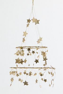 Anthropologie Nye Gold Star Chandelier